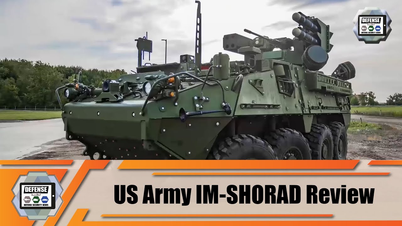 IM-SHORAD mobile air defense system on Stryker A1 armored vehicle General Dynamics for US Army