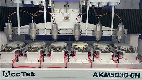 AKM5030 6H  padel racket cnc drilling machine