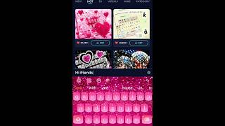 Colorful Glitter Shine Keyboard Theme screenshot 5