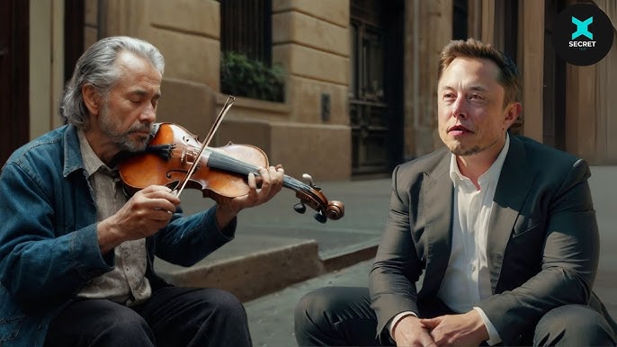 The Street Artist Plays a Tune, Leaving Elon Musk STUNNED—What He Does Next  Will Move You to Tears - YouTube
