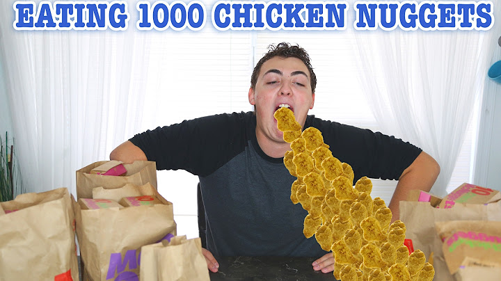 Eating 1000 Chicken Nuggets!!!! What happens when you eat 1000 chicken nuggets