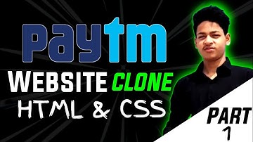 Building PAYTM Clone  For Beginners🔥 | Project  HTML & CSS