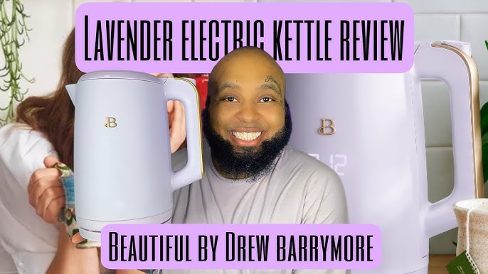 Beautiful 1.7l One-Touch Electric Kettle Black Sesame by Drew Barrymore  Review and How To Use 