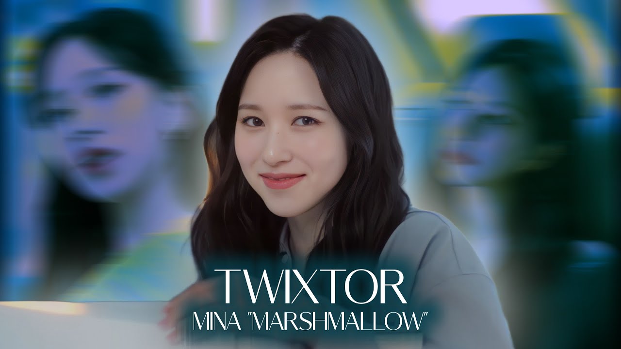 SLOWMO Twixtor Mina mv "Marshmallow" Misamo Twice clips for edits 2k 4k