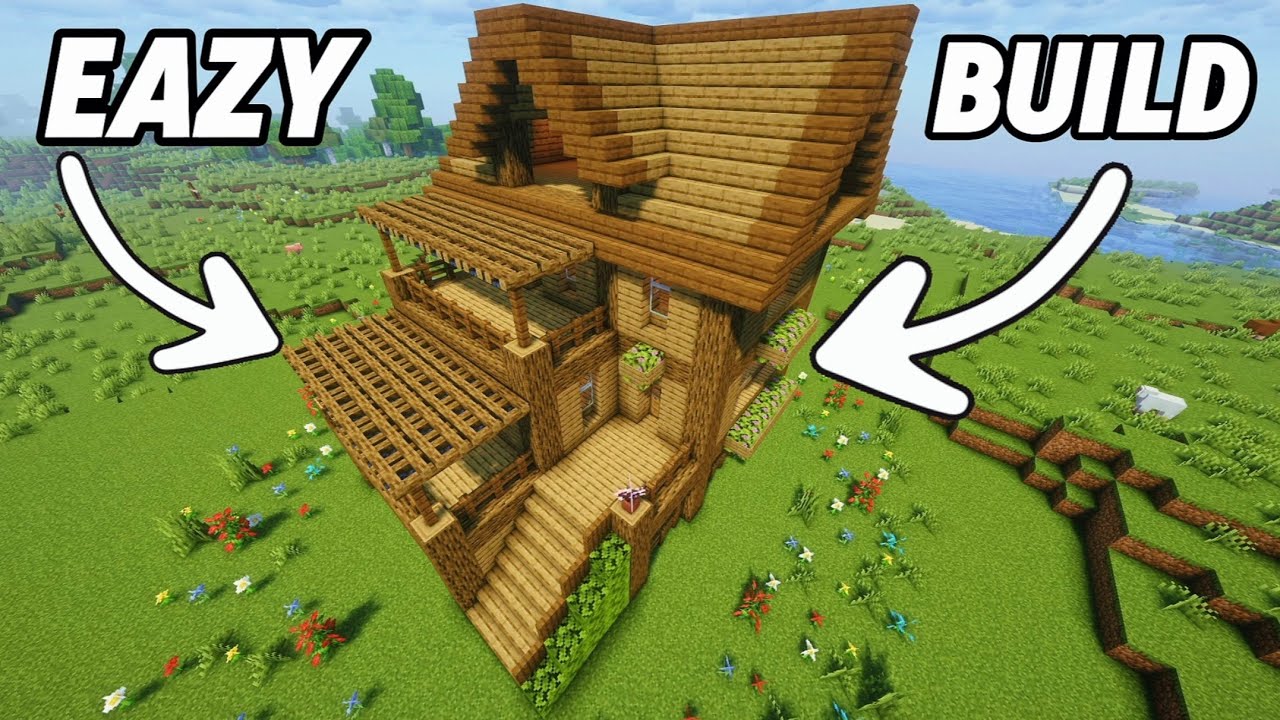 Minecraft | Survival House 🏡 Tutorial 🤠 - YouTube