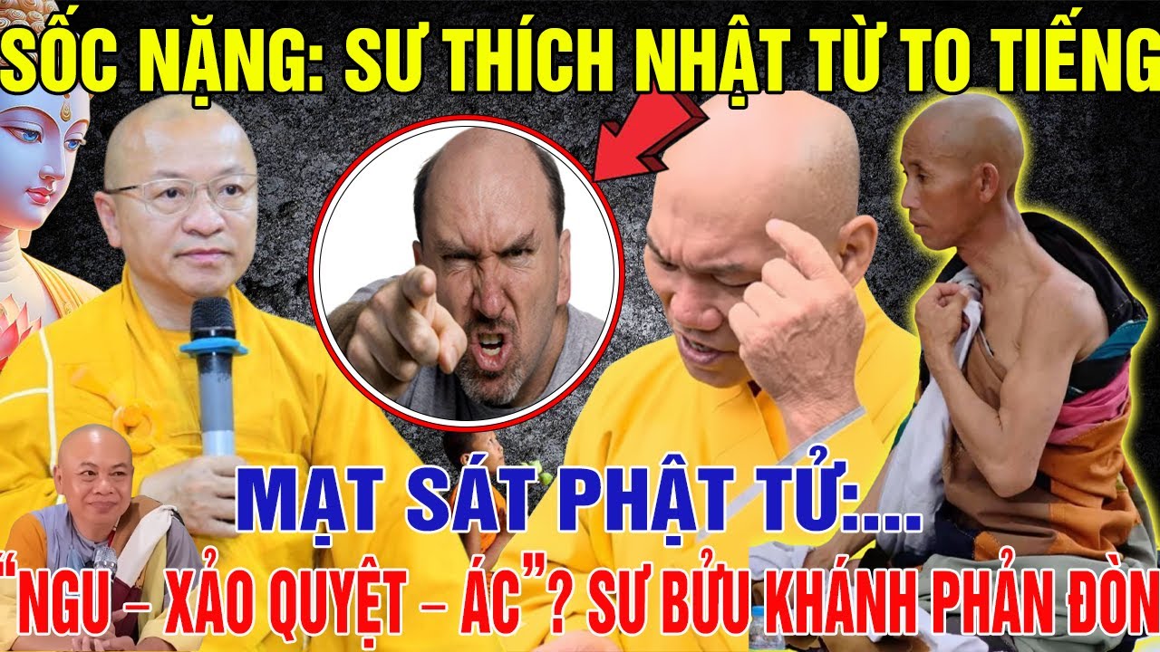 BÙNG NỔ: Tiến Sĩ ĐOÀN VĂN BÁU Quyết Khai Hết, THỀ LẬT MẶT Sư NHẬT TỪ Trước Bàn Dân Và Phật Tử