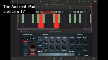 Ambient iPad Live Jam 17: Guass Field Looper, Klevgr Hillman, Laplace, Axon 2, AR-909, Eventide FX