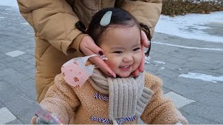 [SUB] The reaction of a cute Korean kid meeting her mother in 48 hours!