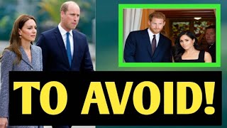 HORRIFIED William & Kate Keep Their DISTANCE From Harry & Meghan As Sussexes TERRIFY Them.