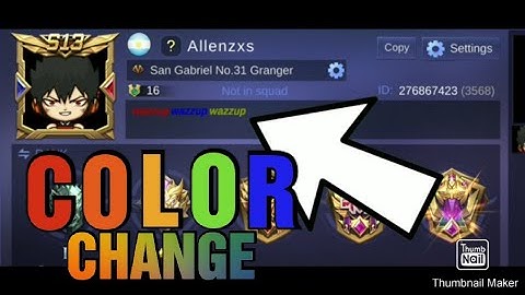 How To Add Colored Text On Your Mobile Legends Description || Tips & Tricks || Allen Gaming