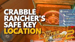 Crabble Rancher's Safe Key The Outer Worlds 2