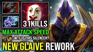 NEW 7.36 GLAIVES REWORK 1v5 Safelane Right Click Silencer AOE Hit Like a Truck Carry Dota 2