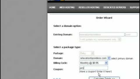 HostGator.Com - How To Setup An Account With Host Gator