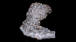 Vidéo: Quartz, baryte, Aouli, Maroc, 351 g