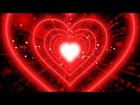 Love In Motion Red Heart Background Red Heart Tunnel Graphics Background