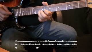 Video thumbnail of "Te quiero Pat Henry y Los Diablos Azules Tutorial de guitarra  con Tablatura."