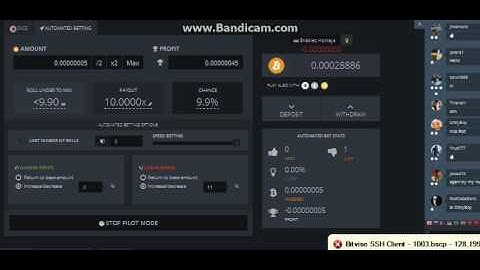 Bitsler strategy How to make 10$ bitcoin every 10 min., new