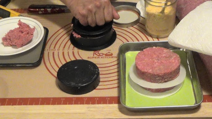 Rainspire Hamburger Press Patty Maker, 3 In 1 Non-Stick