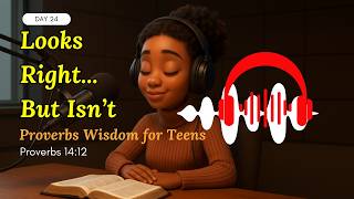 Day 24 | Not Everything That Feels Right Is Right - Proverbs 14:12  | Proverbs Wisdom for Teens