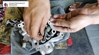 Paano mag kabit ng rocker arm at camshaft Aerox 155/ replace block/ refresh engine at