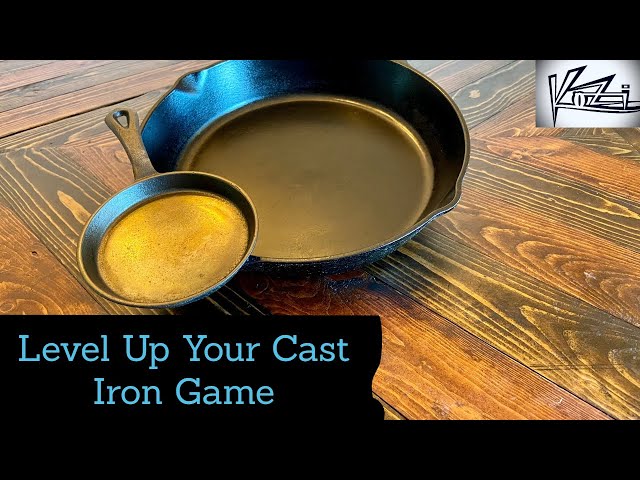 How to Make a Modern Cast-Iron Pan Smooth Like Antique Cookware - Realtree  Store