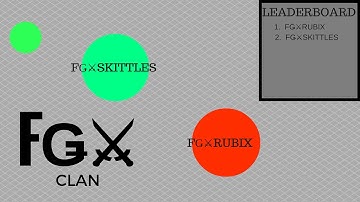 Agar.io FG CLAN-showdown,domination,tricksplit,splitrun