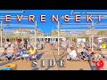 SIDE EVRENSEKI 📍 December Year-round hotels 4K RELAX Walking tour Antalya Türkiye