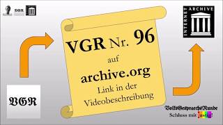 VGR Nr. 96 vom 24.08.2019 auf archive.org hochgeladen!