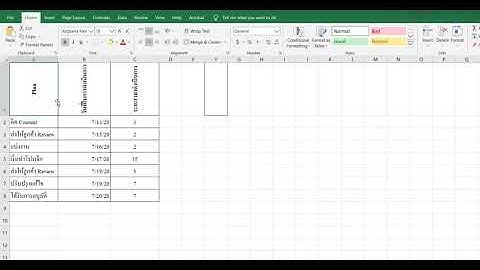 วิธีหมุนข้อความ Excel