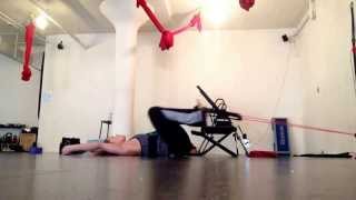 Supine squat for low abs
