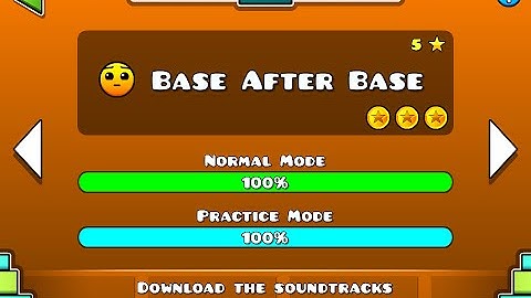 Geometry Dash | Level 5 | Base After Base | 1 attempt | (hard) 100%