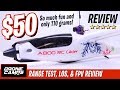 $50 RC SAILPLANE - AK A800 - Honest Review, Flights, Range Test, & FPV Flights