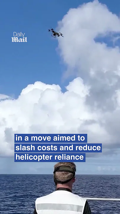 Royal Navy conducts ‘historic’ drone delivery between warships
