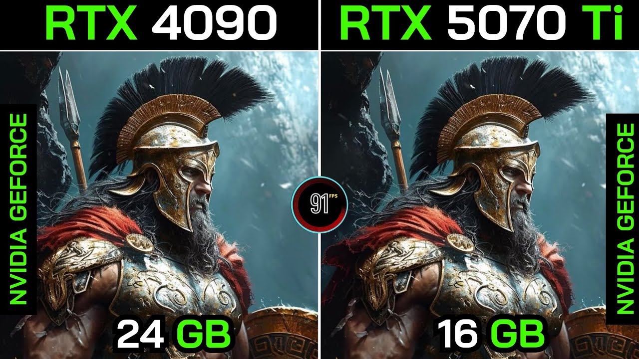 RTX 5070 Ti VS RTX 4090 + Ryzen™ 7 9800X3D : TEST IN 20 GAMES - YouTube