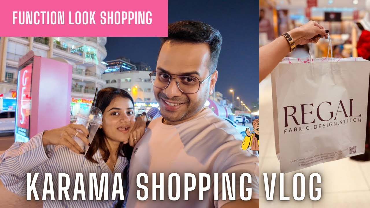 Dubai Wife Shopping Fun 😎 | Indian Party Wear Regal Store ourhappyface