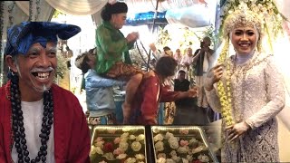 Lengser Lucu mapag pengantin adat sunda ‼️ Pernikahan  Sri & Putra di Kampung Jati endah