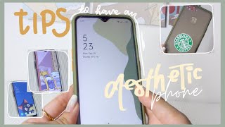 how to have an aesthetic (android) phone | SIMPLE, EASY & storage budget ver.