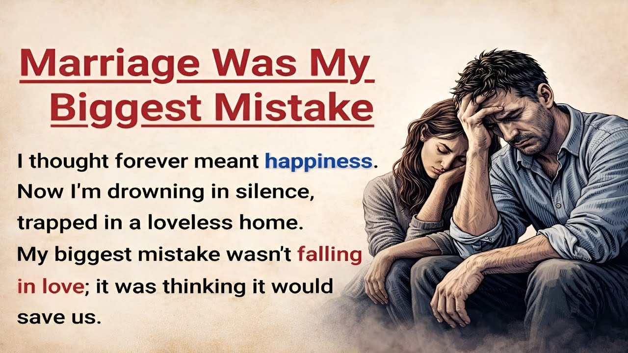 Marriage Was My Biggest Mistake | Learn English Emotional Story | Improve Your English Fluency ✅
