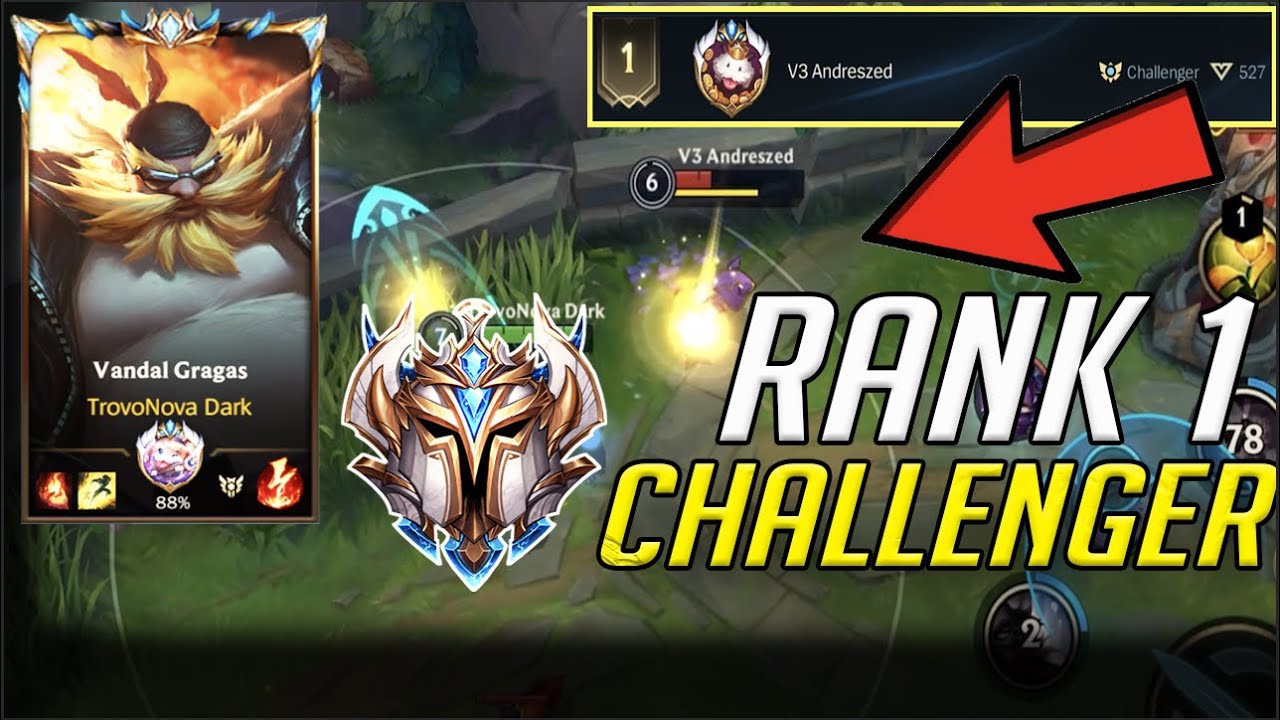 Wild Rift Rank 1 Challenger Player Versus Top 1 Gragas Challenger Gameplay Youtube