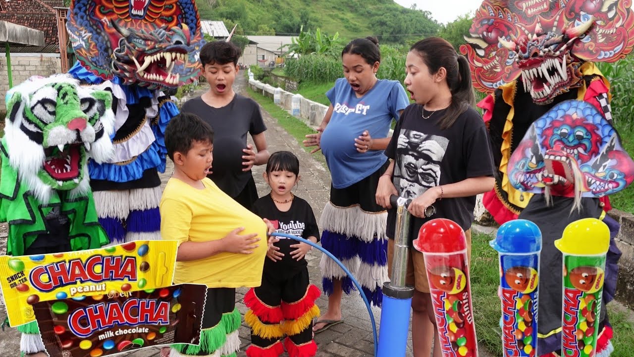 film pendek | BUNCIT ISI BARONGAN GARA - GARA MAKAN PERMEN CHACHA AJAIB