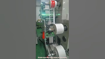 FPL320-4 Servo Stack Flexo Printing Machine, Work In Korea Factory #flexoprintingmachine