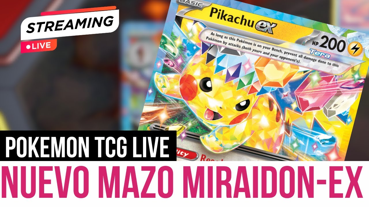Analizando el nuevo mazo de Miraidon-EX | Pokemon TCG LIVE - YouTube