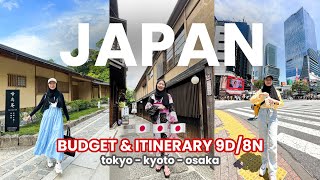KE JEPANG HABIS BERAPA JUTA? SPILL BUDGET & ITINERARY 🇯🇵  TOKYO-KYOTO-OSAKA BUAT PEMULA
