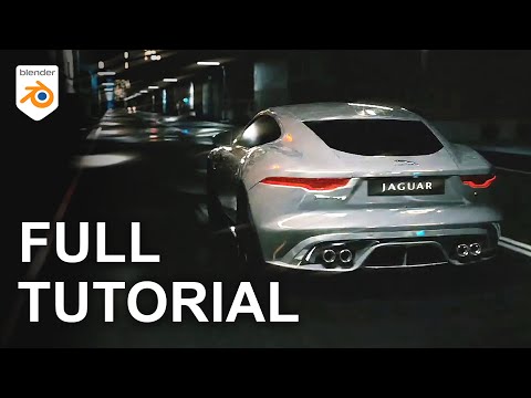 Blender Realistic 3D Car Animation Tutorial In UrduHindi - اردو