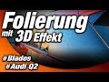 Folierung mit 3D Effekt | Audi Q2 | GhostEffect, Blades, CarWrapping, Ringe | WEST-BERLIN-CUSTOMS