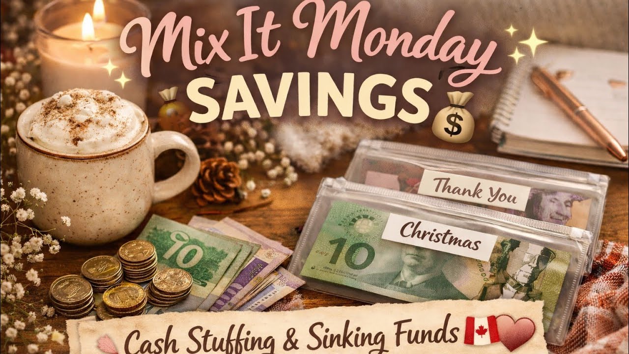 Mix It Monday Savings 💸 | Cash Stuffing My Family Funds| Ep.128🍀