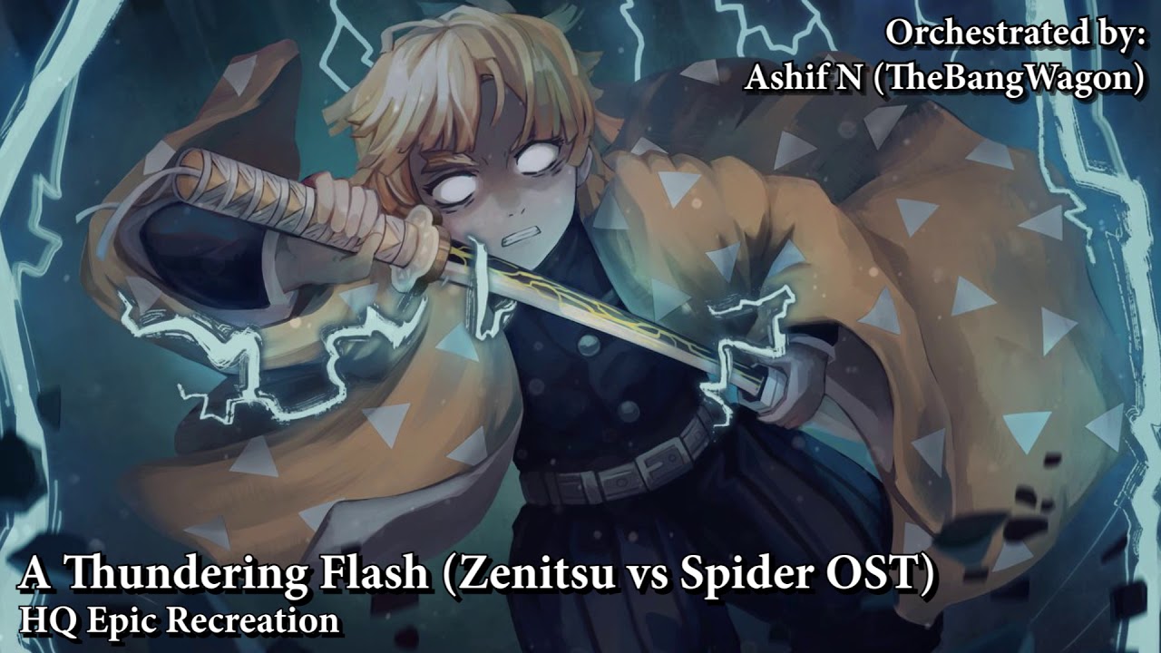 Zenitsu vs aranha Oni. anime demon slayer #demonslayeredit #demons #de