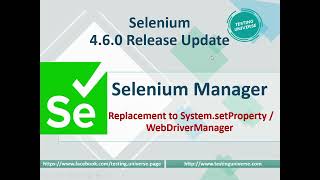 Famous Selenium Manager | selenium-manager alternative to WebDriver Manager | Selenium Manager in 4.6.0 Profile