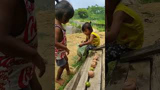 kids playing outside #mokokchung ,Nagalandgate #nagaland #tuli #nature #travel #cute #music #baby