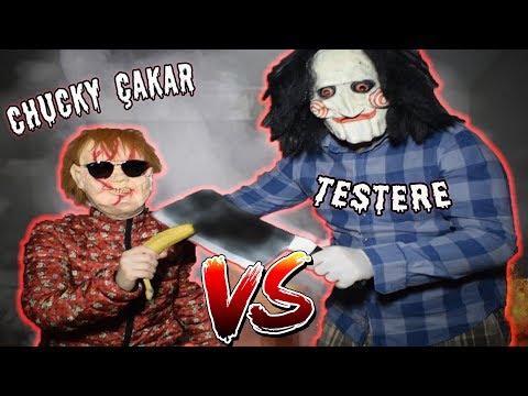 CHUCKY ÇAKAR VS TESTERE (Çığlık Kurtulacak mı ?) KİM KAZANACAK !!